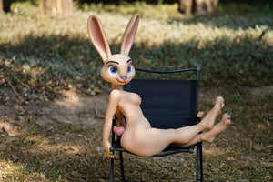 Judy the Rabbit sexdukke (Dolls Castle 120 cm c-cup silikone)