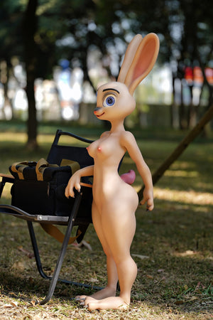 Judy the Rabbit sexdukke (Dolls Castle 120 cm c-cup silikone)