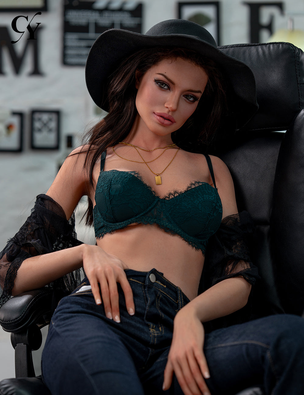 Scarlett sexdukke (TOP CYDOLL 170 cm d-cup TPE+silikone)