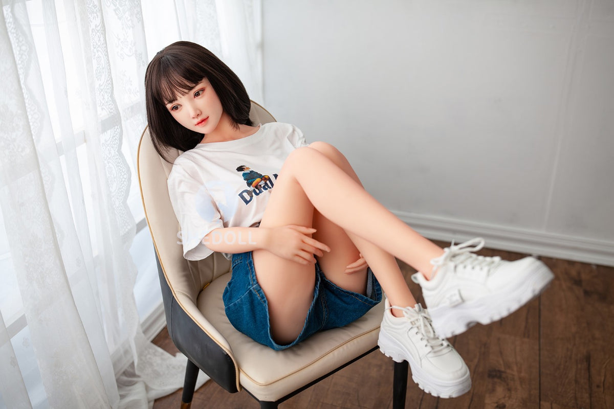 Solrig sexdukke (SHEDOLL 148 cm D-cup #SH002 TPE+silikone)