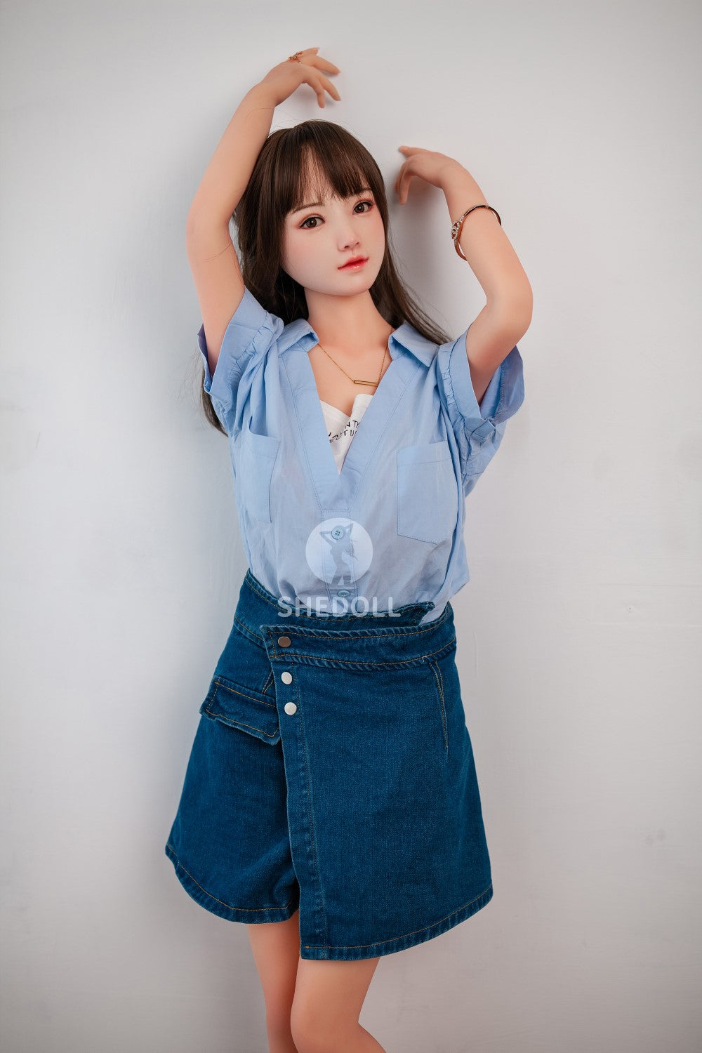 Solrig sexdukke (SHEDOLL 148 cm D-cup #SH002 TPE+silikone)