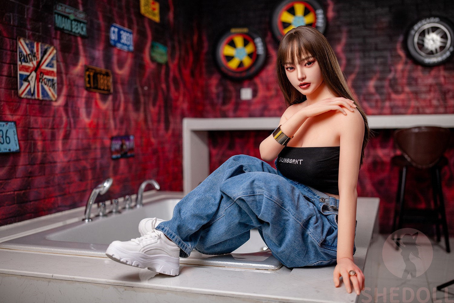 Beryl sexdukke (SHEDOLL 158 cm C-cup #SH004 TPE+silikone)