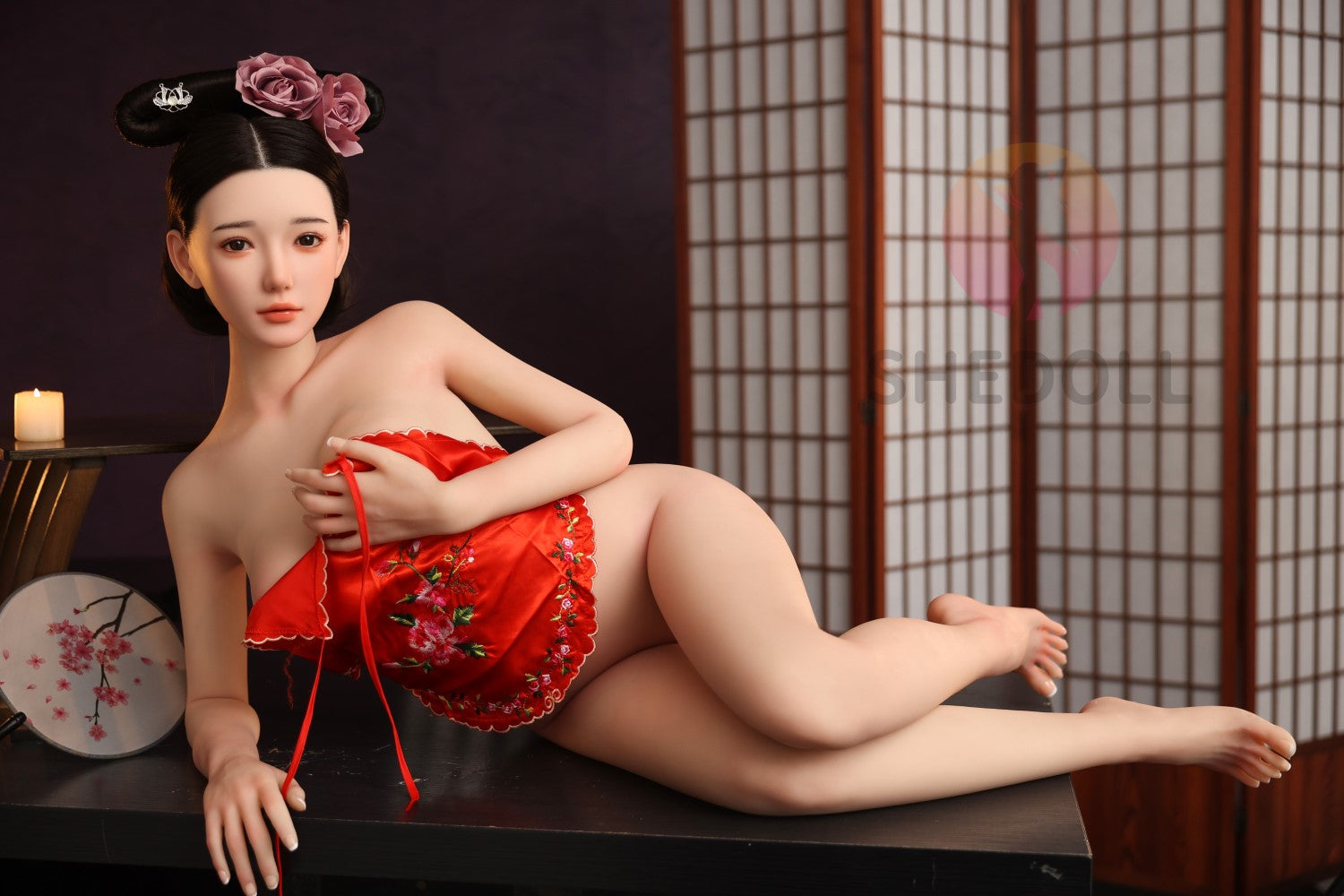 Øv sexdukke (SHEDOLL 158 cm C-cup #SH042 TPE+silikone)