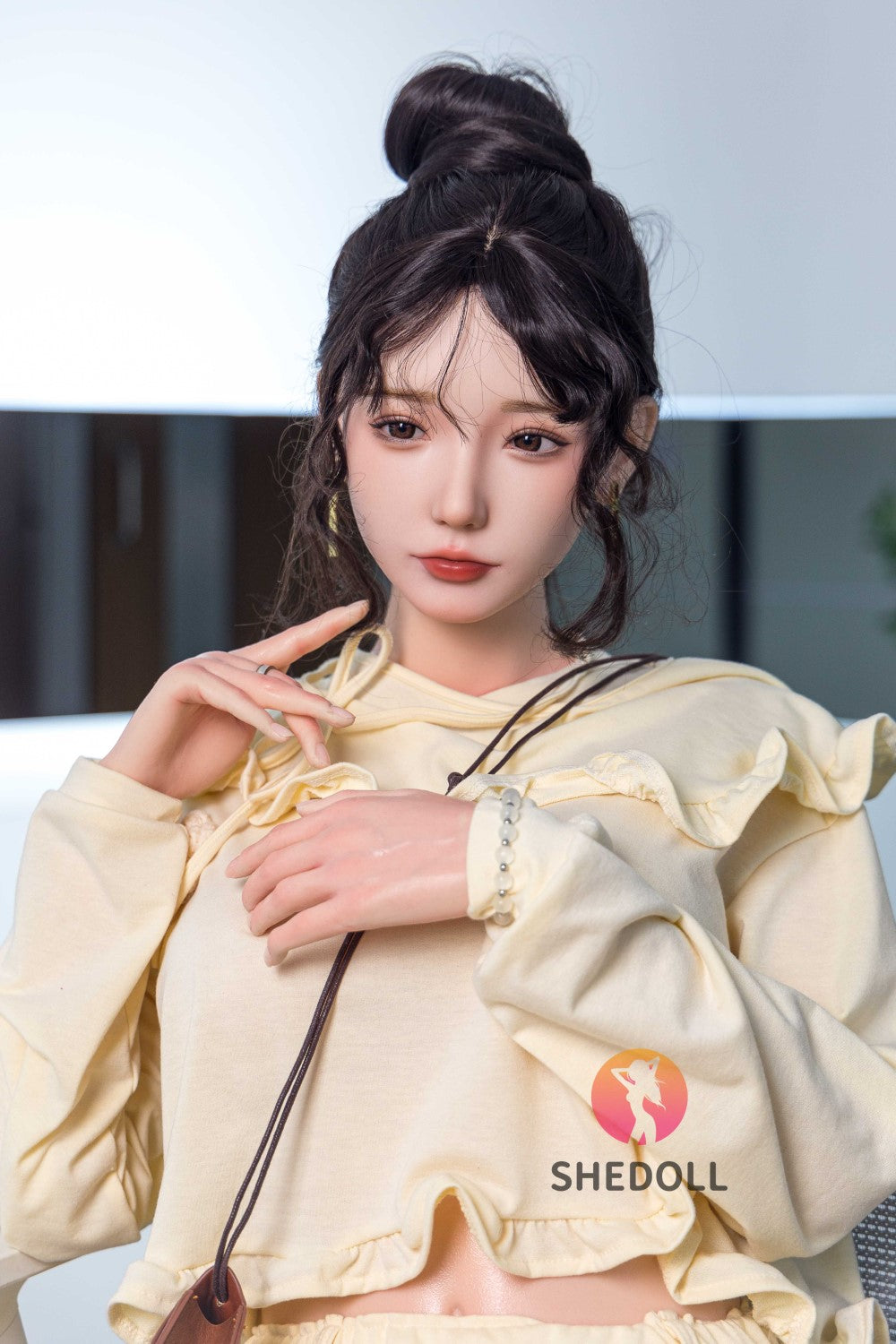 Øv sexdukke (SHEDOLL 158 cm C-cup #SH047 2.0 silikone)