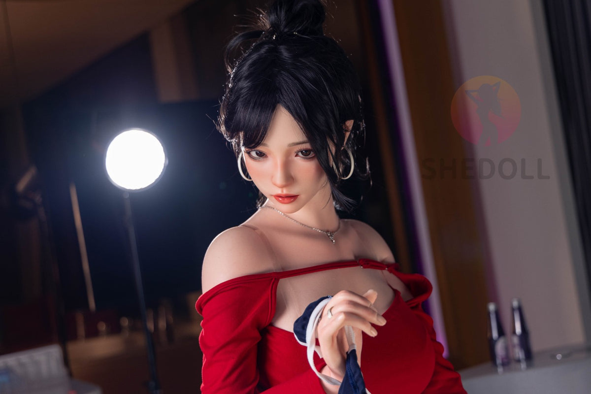 Rose sexdukke (SHEDOLL 165 cm E-cup #SH051 2.0 silikone)