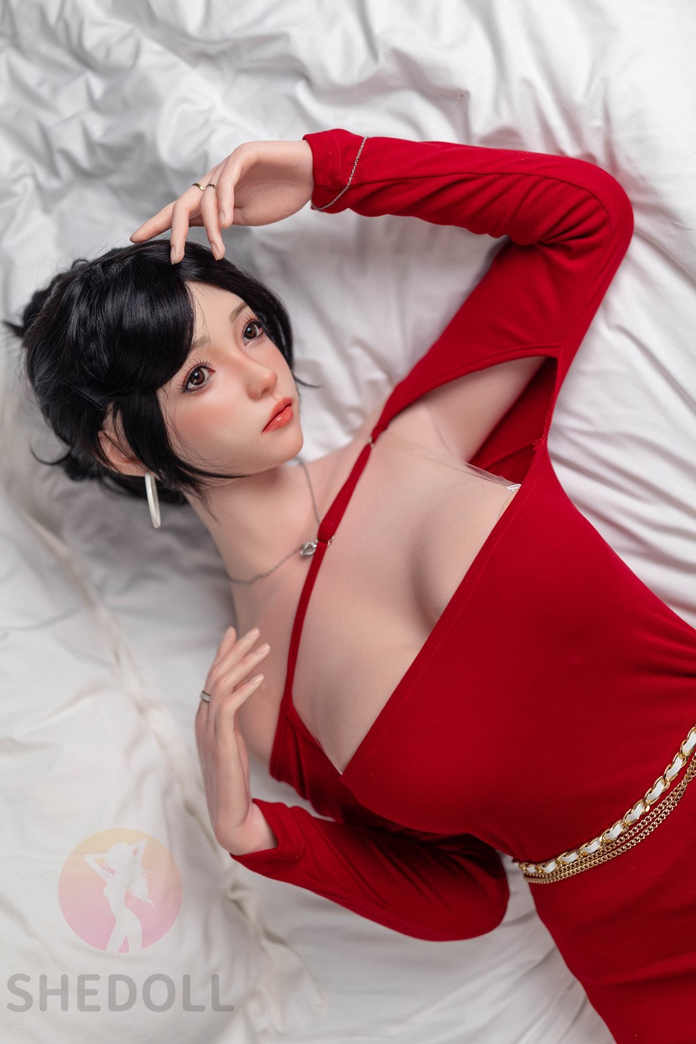 Rose sexdukke (SHEDOLL 165 cm E-cup #SH051 2.0 silikone)
