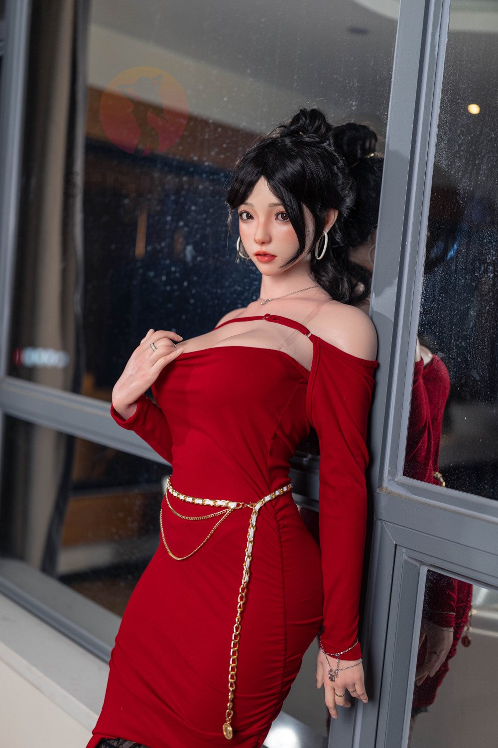 Rose sexdukke (SHEDOLL 165 cm E-cup #SH051 2.0 silikone)