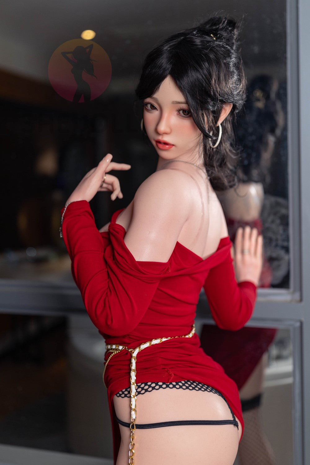 Rose sexdukke (SHEDOLL 165 cm E-cup #SH051 2.0 silikone)