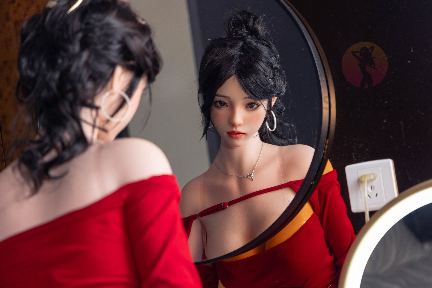 Rose sexdukke (SHEDOLL 165 cm E-cup #SH051 2.0 silikone)