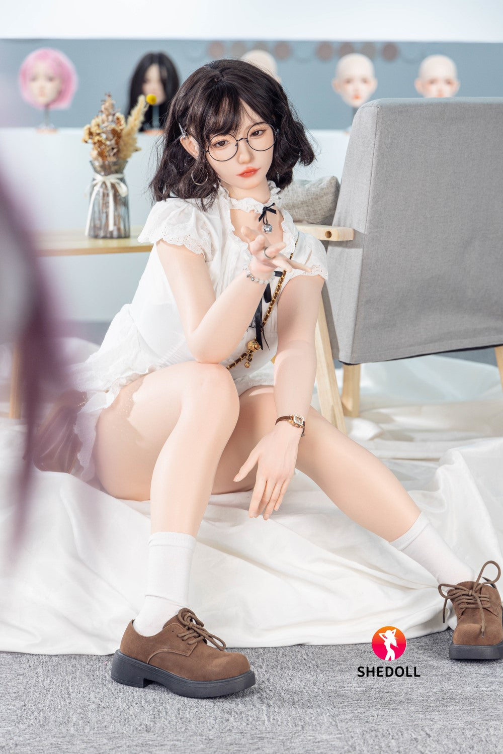 Øv sexdukke (SHEDOLL 165 cm E-cup #SH058 2.0 silikone)