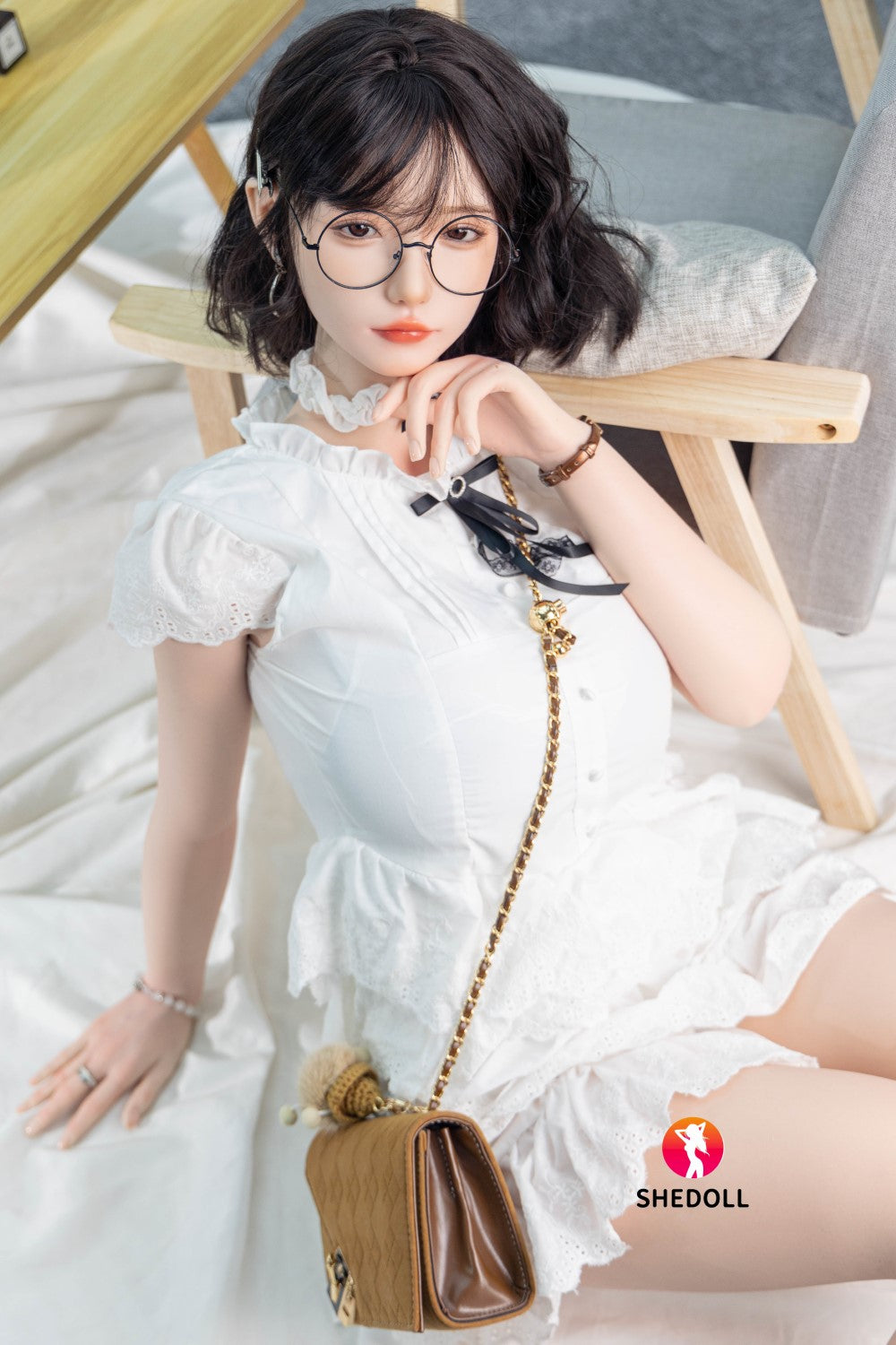 Øv sexdukke (SHEDOLL 165 cm E-cup #SH058 2.0 silikone)