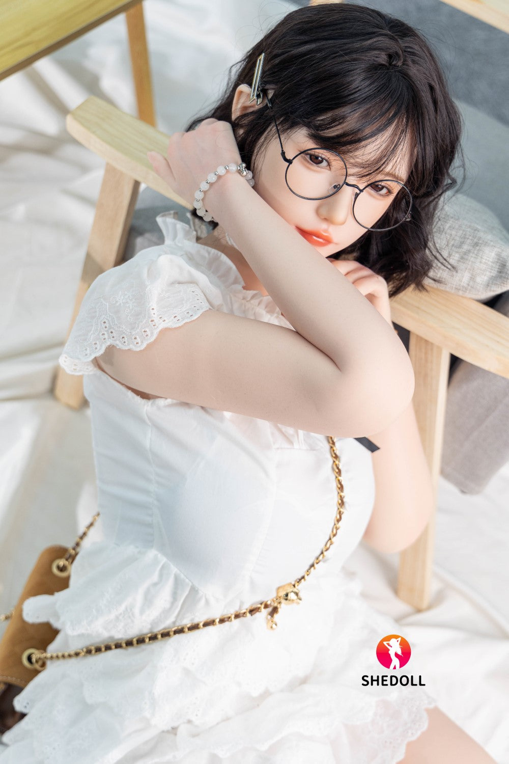 Øv sexdukke (SHEDOLL 165 cm E-cup #SH058 2.0 silikone)