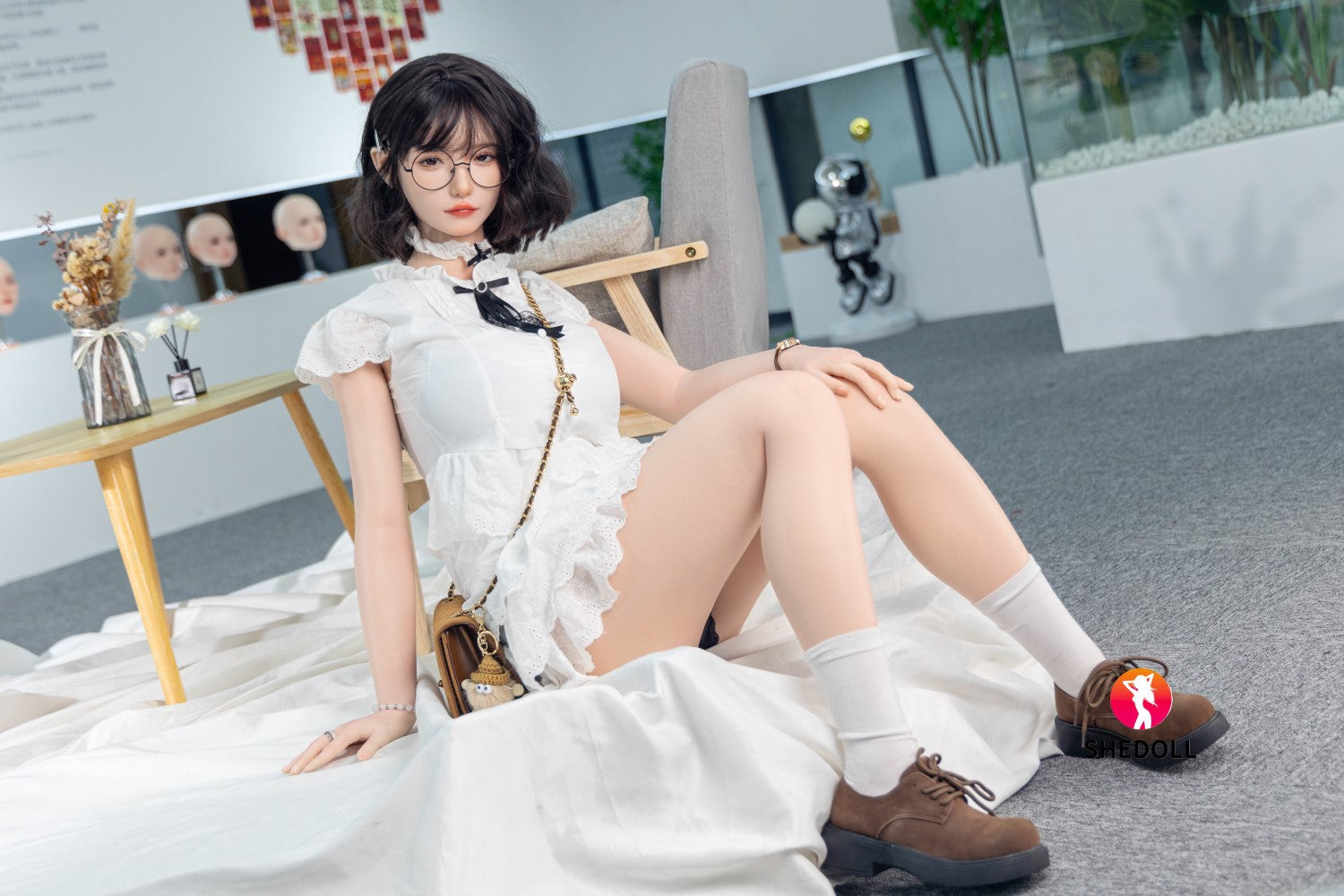 Øv sexdukke (SHEDOLL 165 cm E-cup #SH058 2.0 silikone)