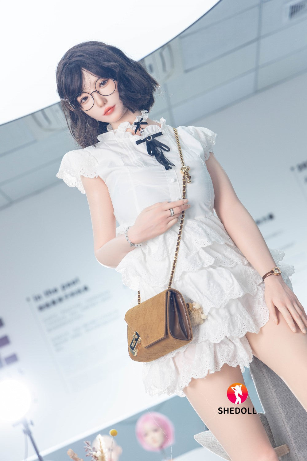 Øv sexdukke (SHEDOLL 165 cm E-cup #SH058 2.0 silikone)