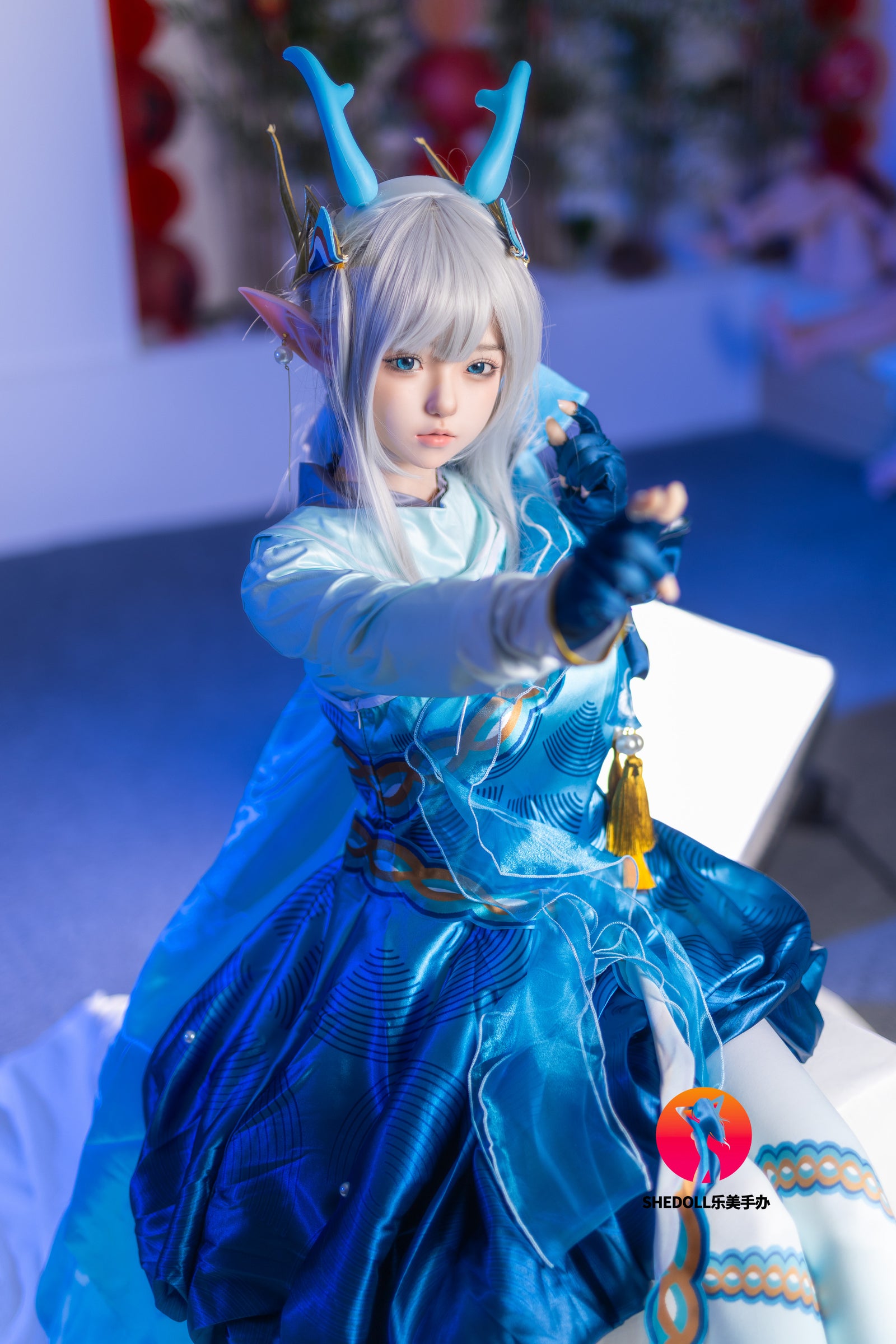 Aileen sexdukke (SHEDOLL 148 cm D-cup #SH087 2.0 silikone)