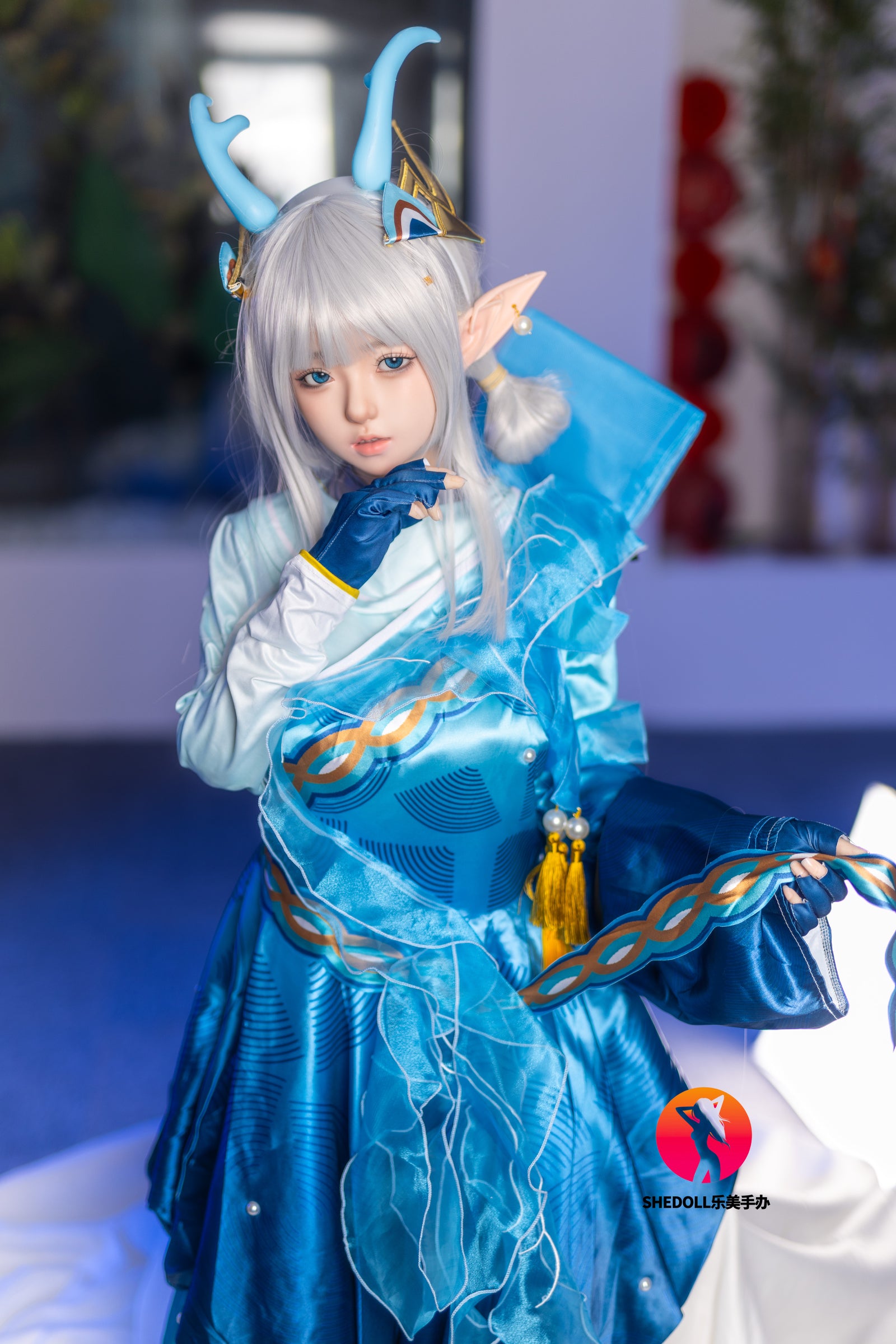 Aileen sexdukke (SHEDOLL 148 cm D-cup #SH087 2.0 silikone)