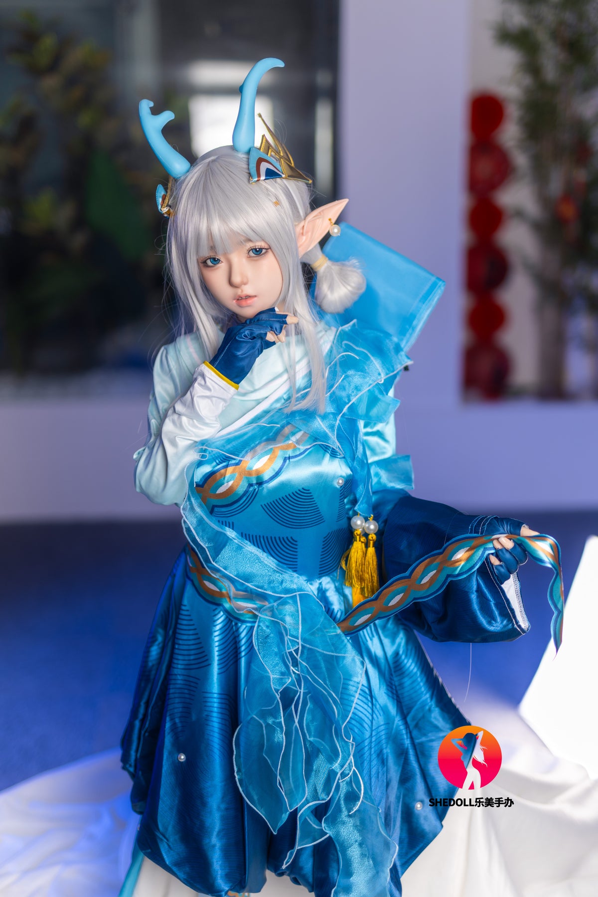 Aileen sexdukke (SHEDOLL 148 cm D-cup #SH087 2.0 silikone)