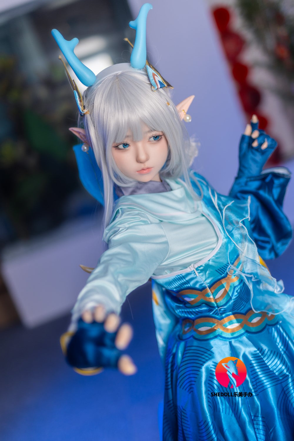 Aileen sexdukke (SHEDOLL 148 cm D-cup #SH087 2.0 silikone)