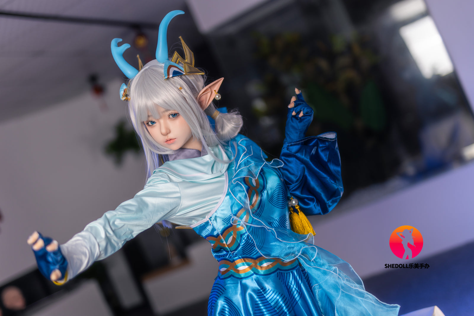 Aileen sexdukke (SHEDOLL 148 cm D-cup #SH087 2.0 silikone)