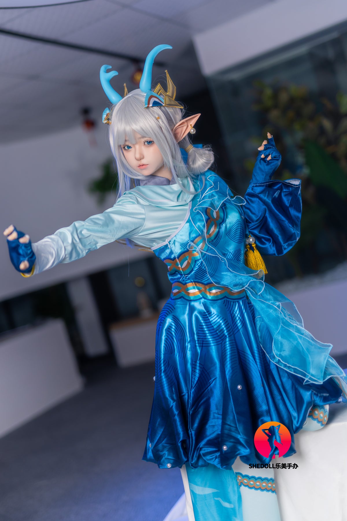 Aileen sexdukke (SHEDOLL 148 cm D-cup #SH087 2.0 silikone)