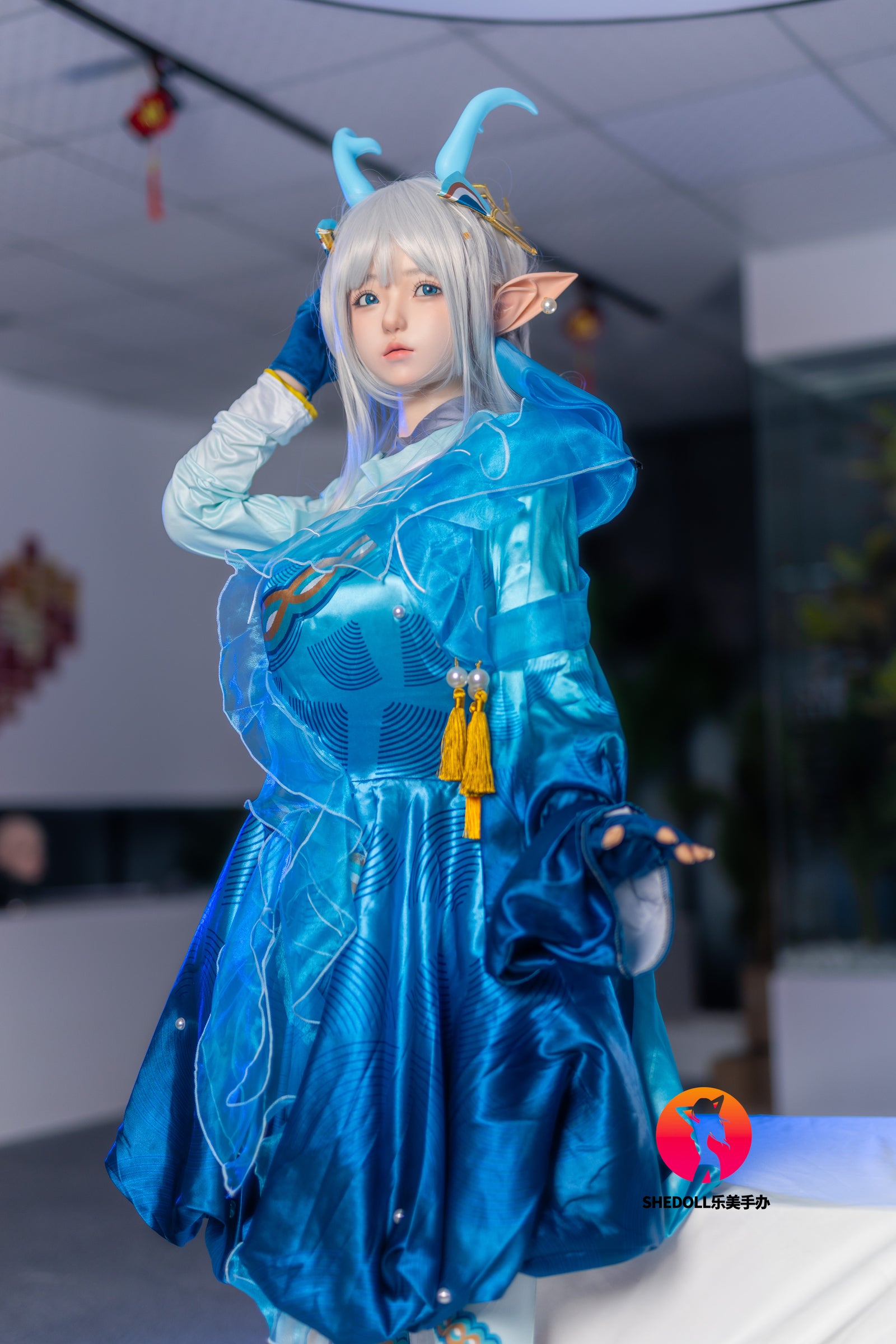 Aileen sexdukke (SHEDOLL 148 cm D-cup #SH087 2.0 silikone)