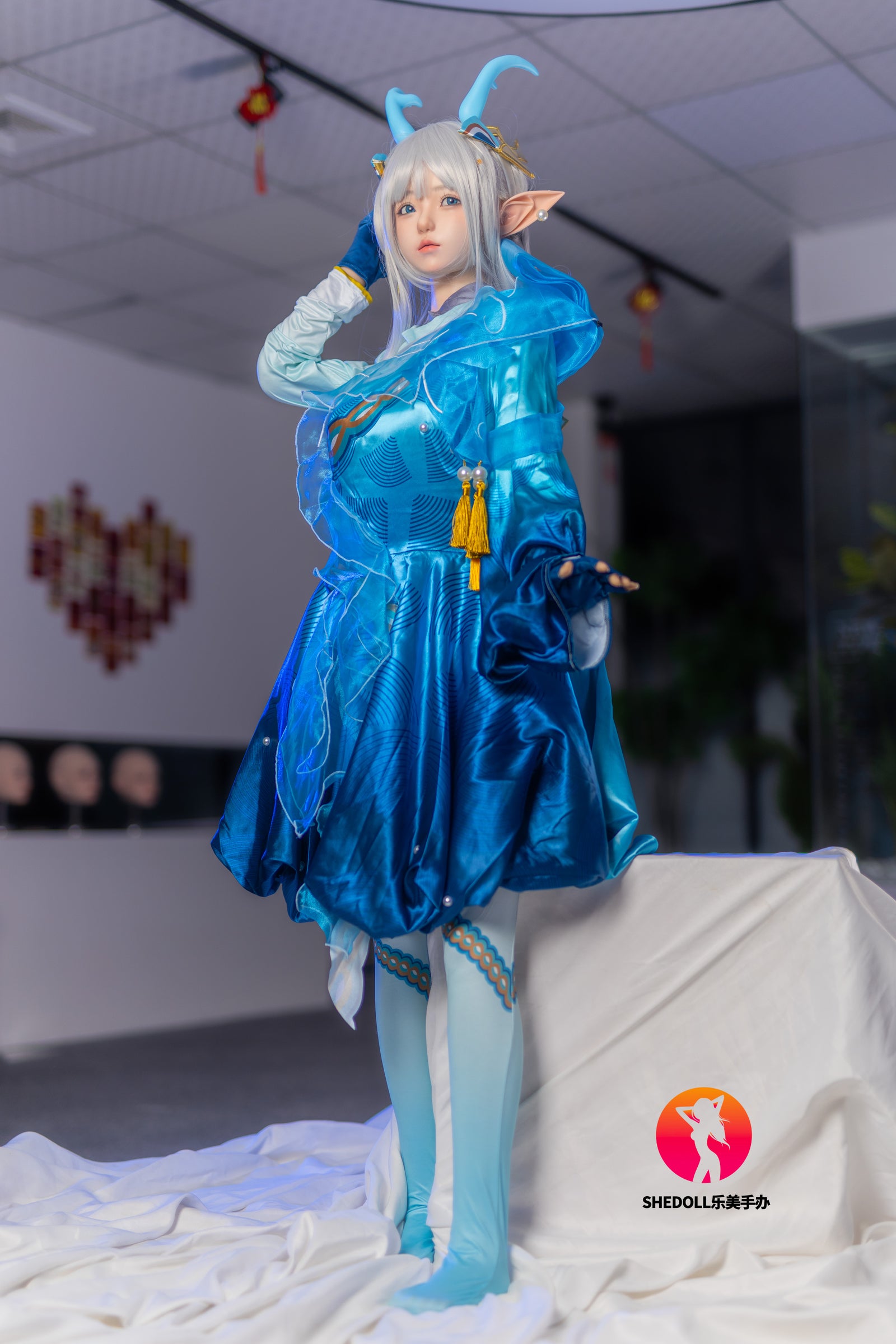 Aileen sexdukke (SHEDOLL 148 cm D-cup #SH087 2.0 silikone)