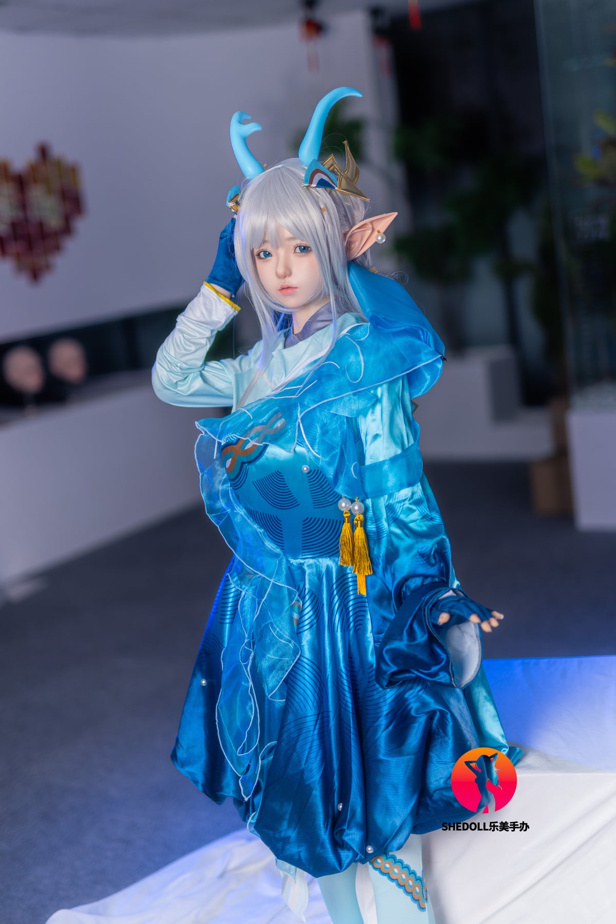 Aileen sexdukke (SHEDOLL 148 cm D-cup #SH087 2.0 silikone)