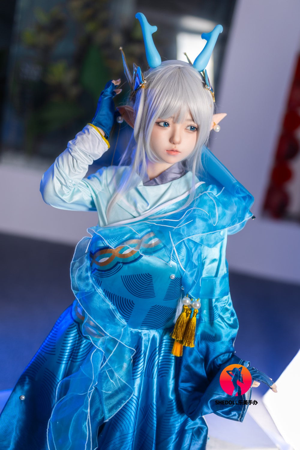 Aileen sexdukke (SHEDOLL 148 cm D-cup #SH087 2.0 silikone)