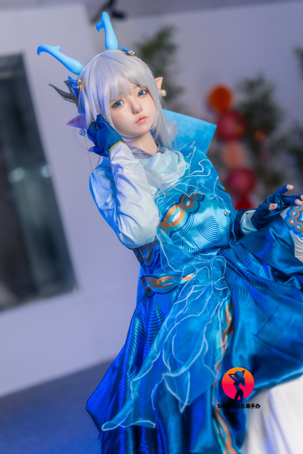 Aileen sexdukke (SHEDOLL 148 cm D-cup #SH087 2.0 silikone)