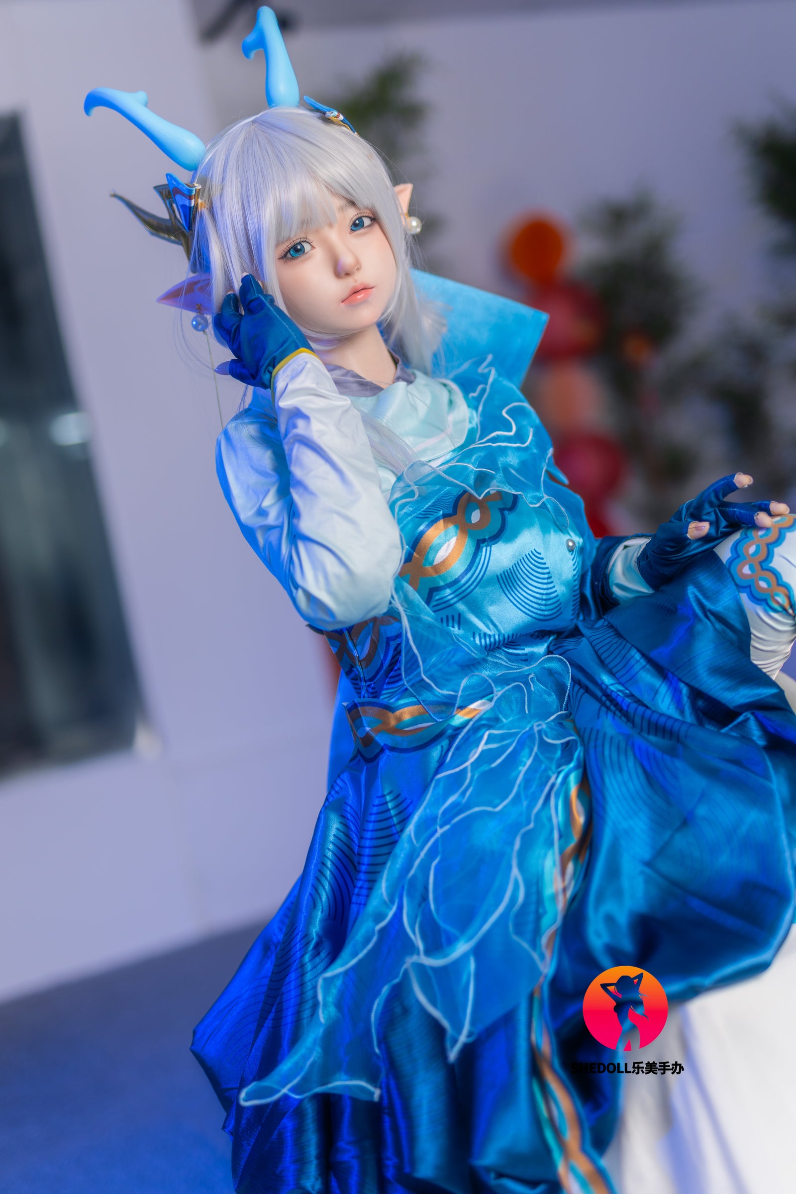 Aileen sexdukke (SHEDOLL 148 cm D-cup #SH087 2.0 silikone)