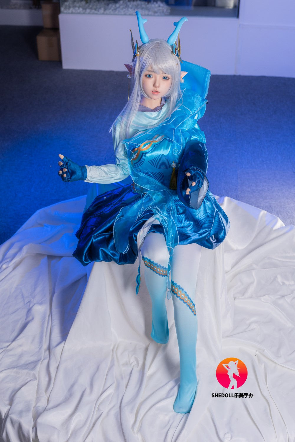 Aileen sexdukke (SHEDOLL 148 cm D-cup #SH087 2.0 silikone)