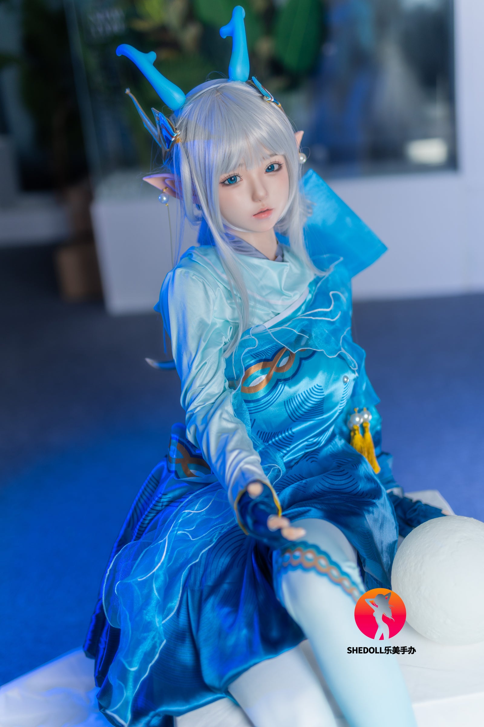 Aileen sexdukke (SHEDOLL 148 cm D-cup #SH087 2.0 silikone)