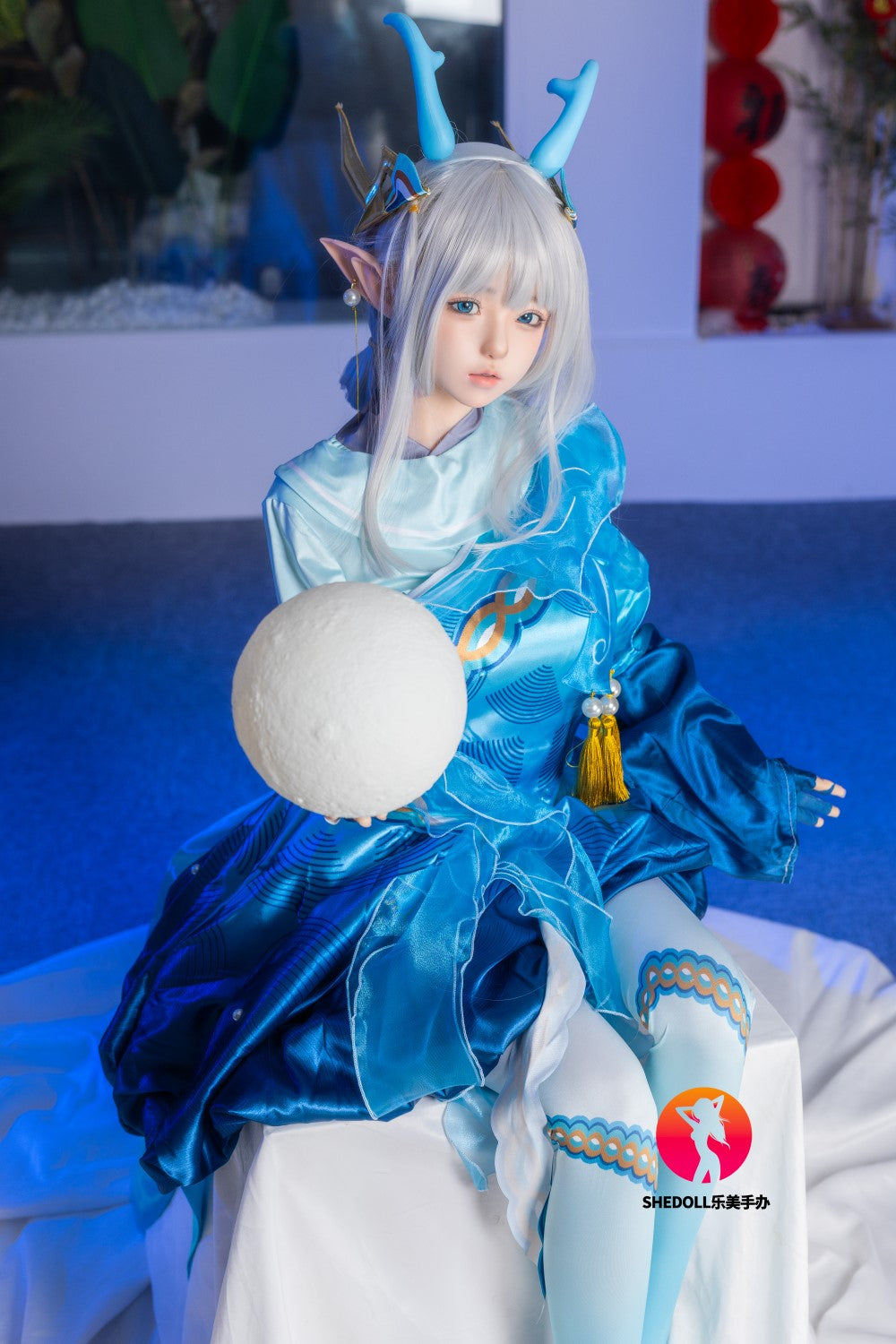 Aileen sexdukke (SHEDOLL 148 cm D-cup #SH087 2.0 silikone)