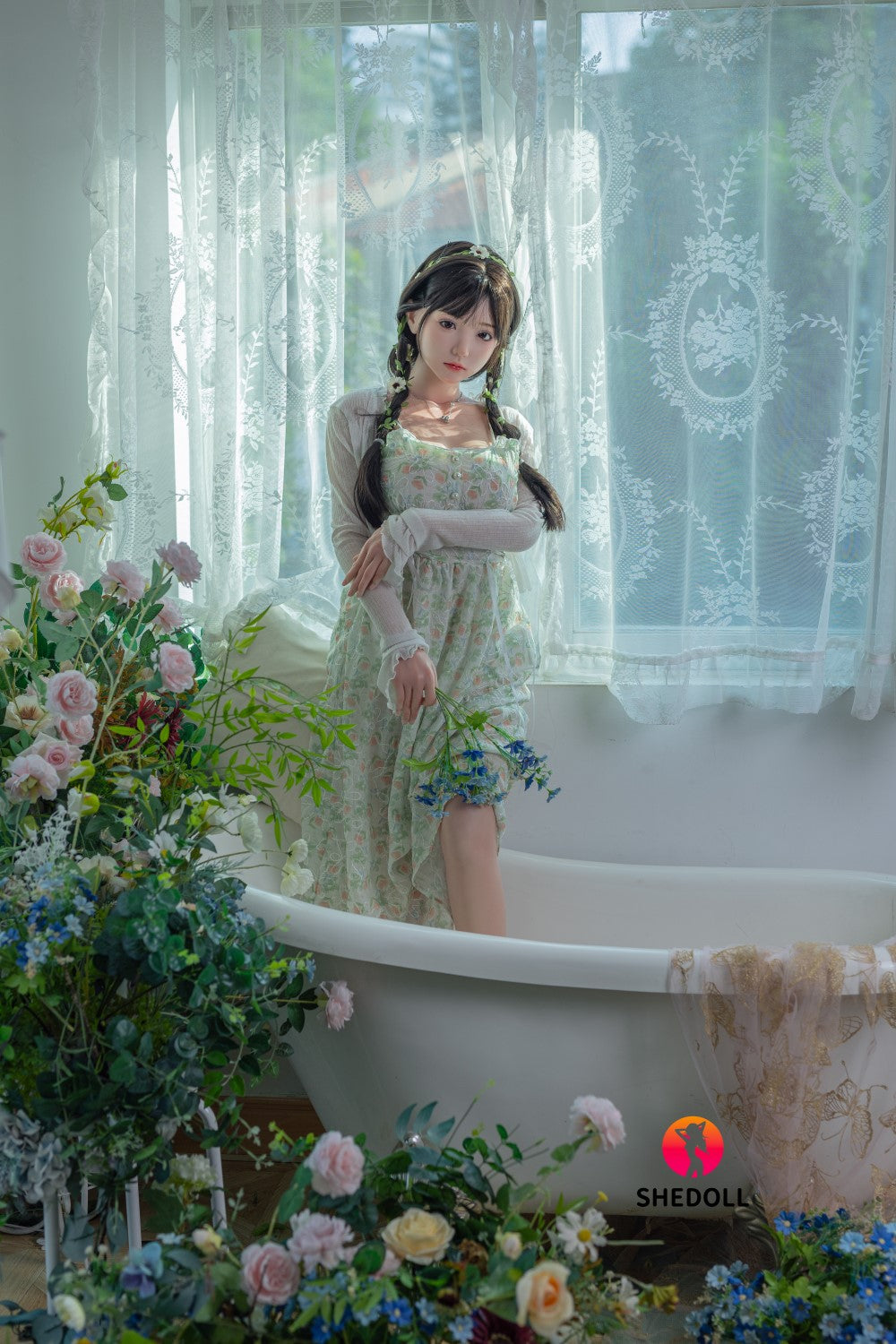 Lime sexdukke (SHEDOLL 158 cm C-cup #SH100 2.0 silikone)