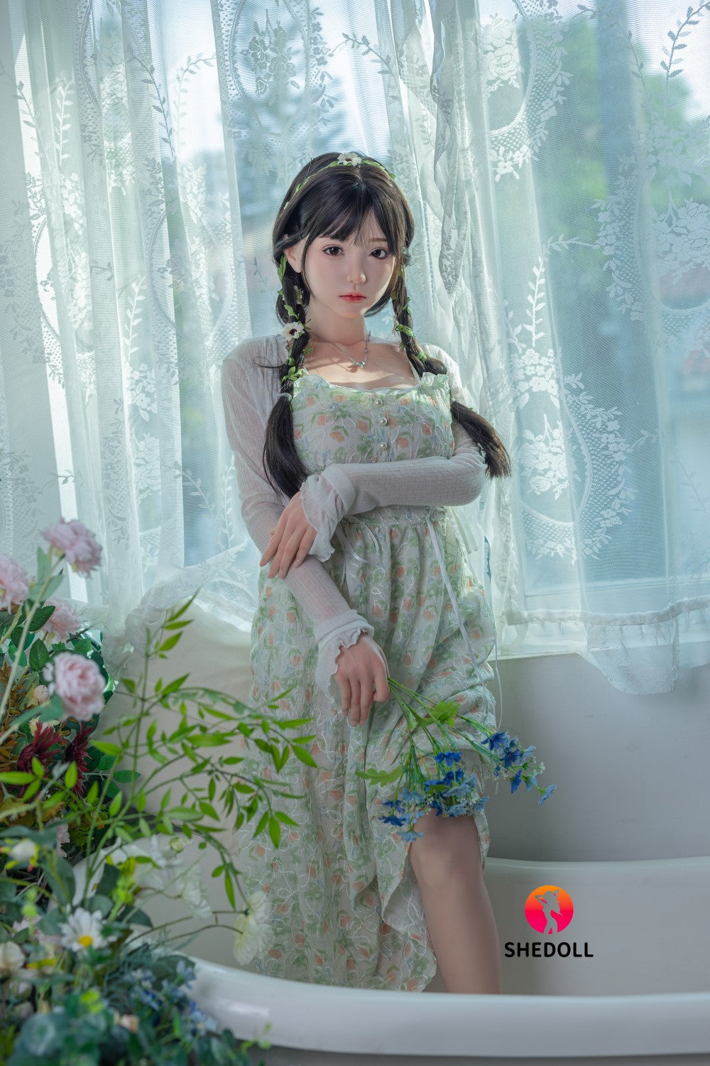 Lime sexdukke (SHEDOLL 158 cm C-cup #SH100 2.0 silikone)