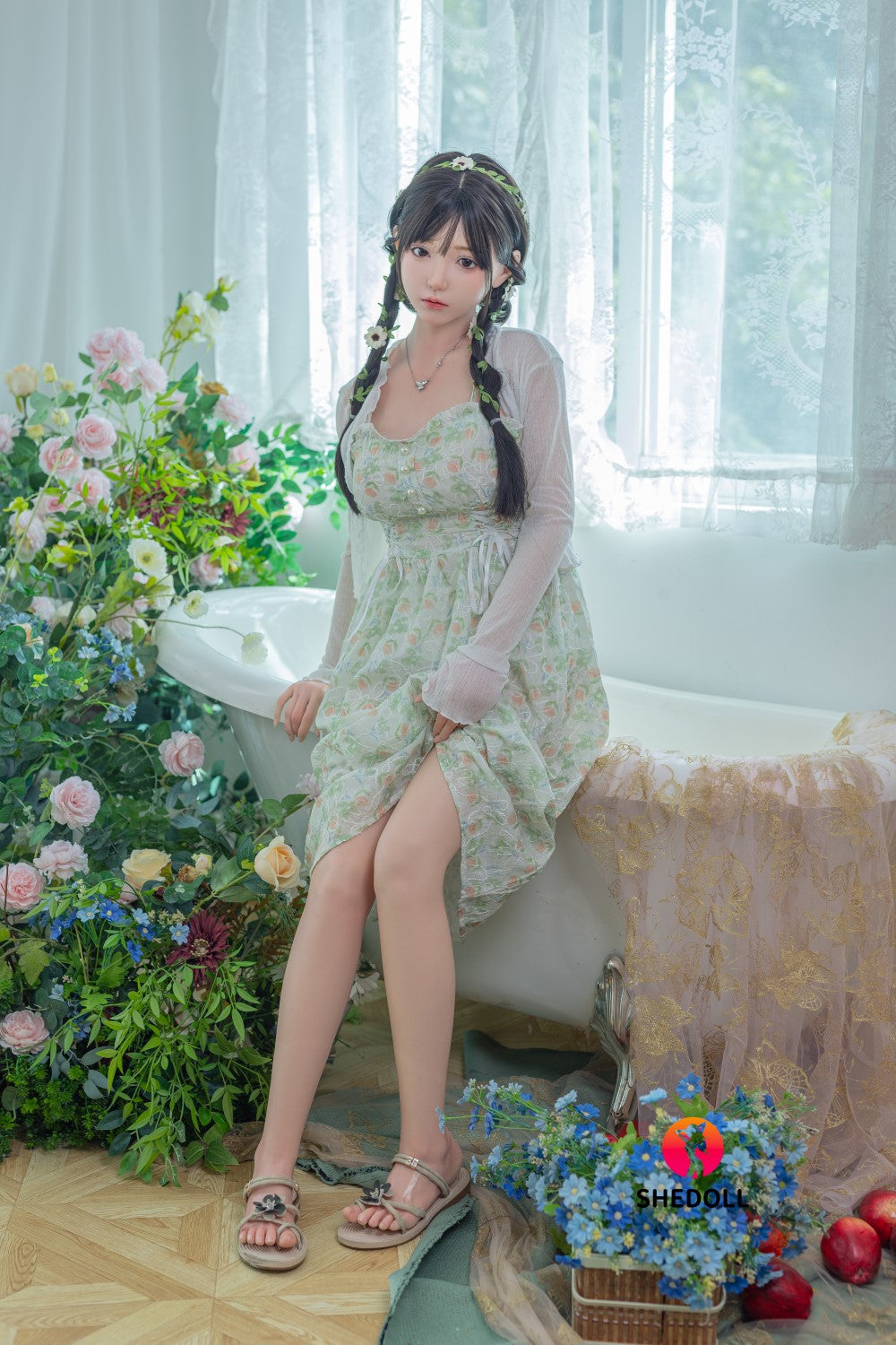 Lime sexdukke (SHEDOLL 158 cm C-cup #SH100 2.0 silikone)