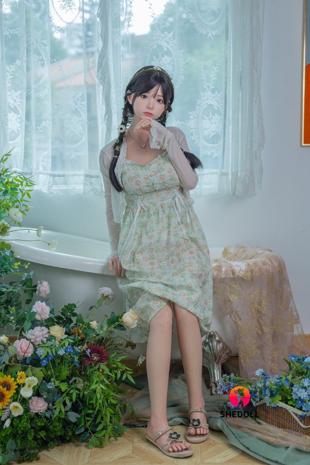 Lime sexdukke (SHEDOLL 158 cm C-cup #SH100 2.0 silikone)