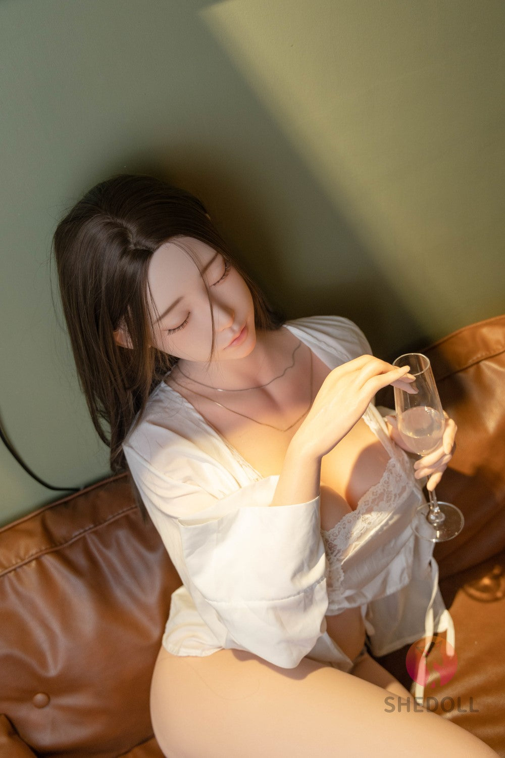 Sovende Cheryl sexdukke (SHEDOLL 165 cm E-cup #SH101 2.0 silikone)