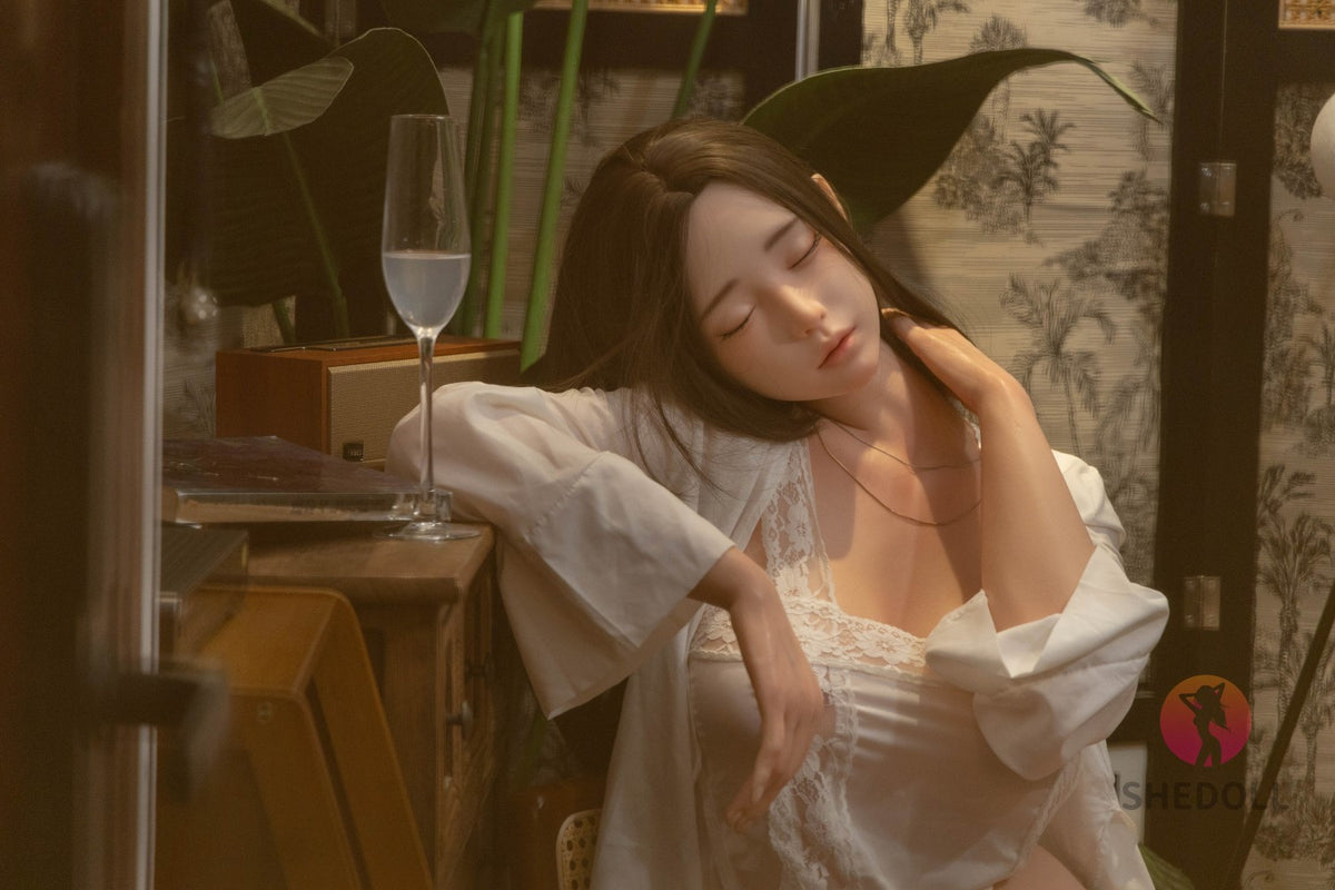 Sovende Cheryl sexdukke (SHEDOLL 165 cm E-cup #SH101 2.0 silikone)