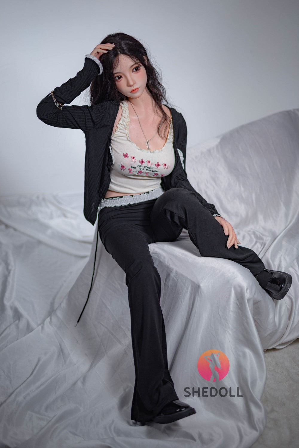 Rose sexdukke (SHEDOLL 158 cm C-cup #SH105 silikone)