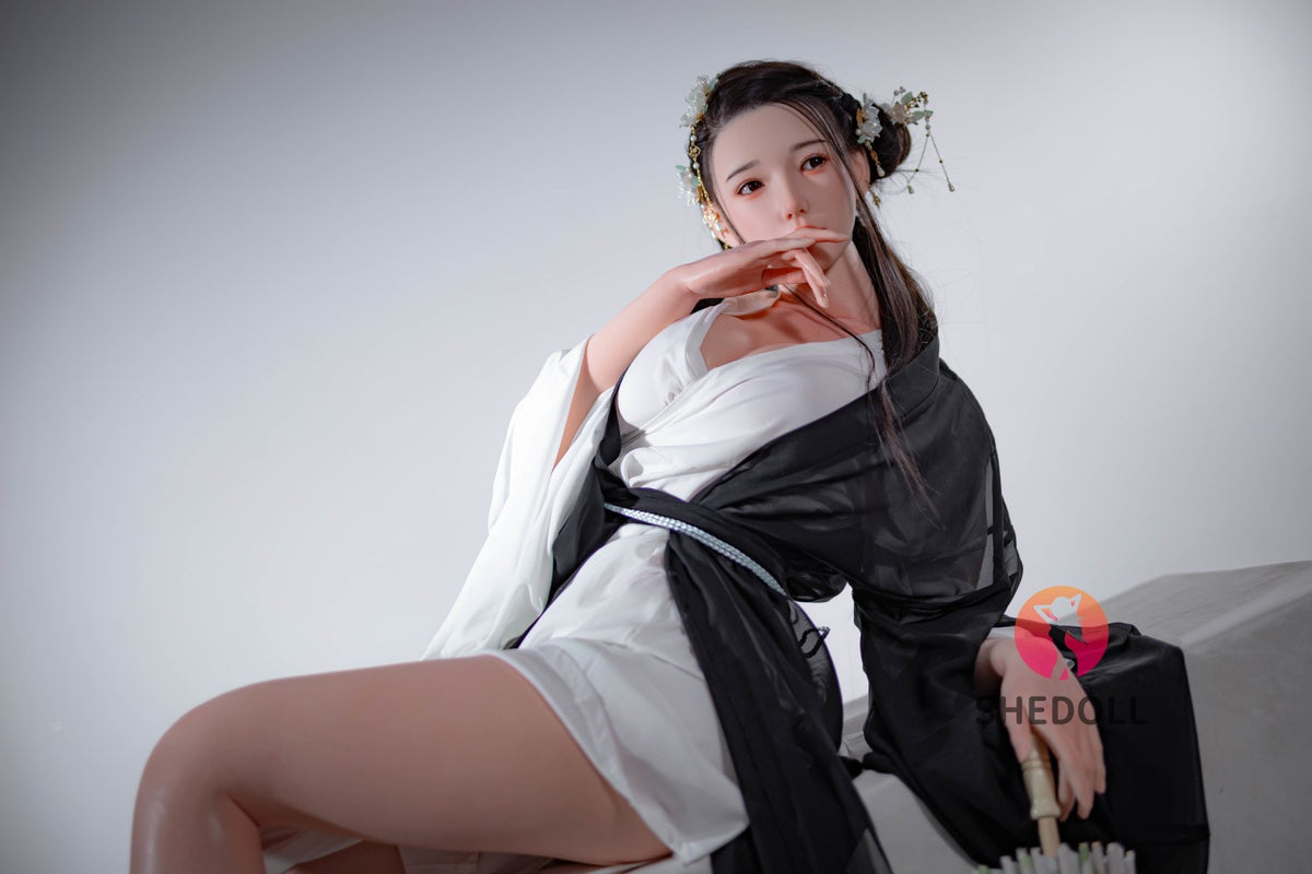 Øv sexdukke (SHEDOLL 165 cm E-cup #SH107 silikone)