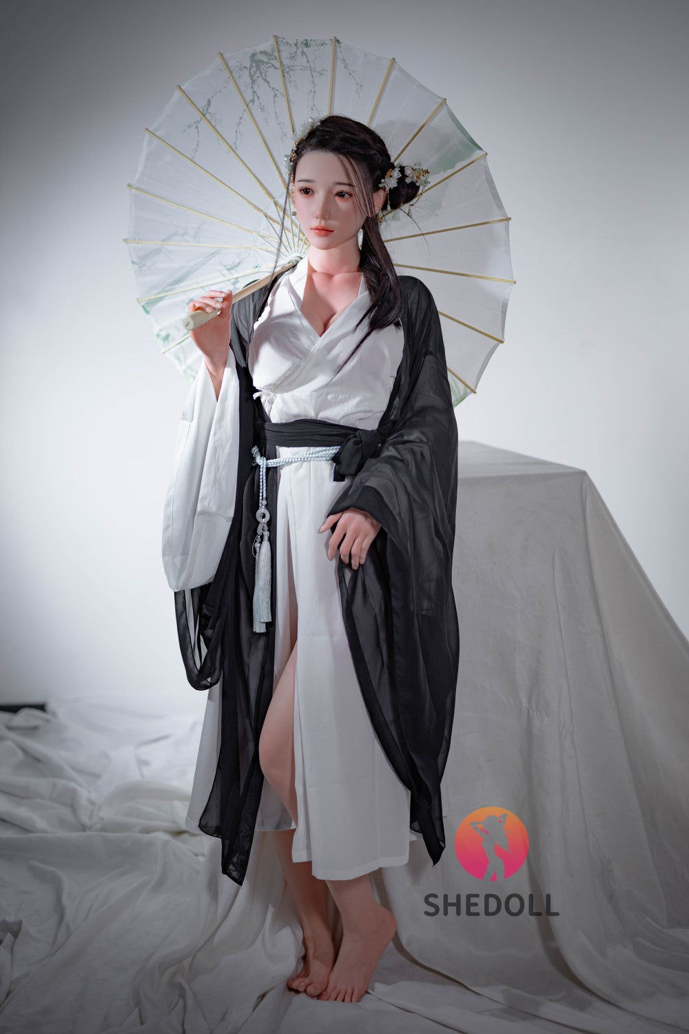 Øv sexdukke (SHEDOLL 165 cm E-cup #SH107 silikone)