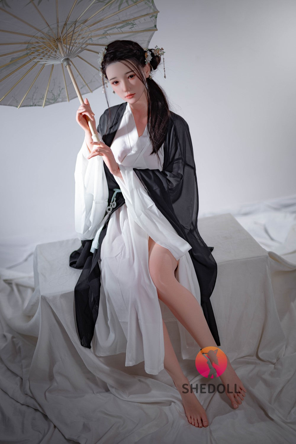Øv sexdukke (SHEDOLL 165 cm E-cup #SH107 silikone)