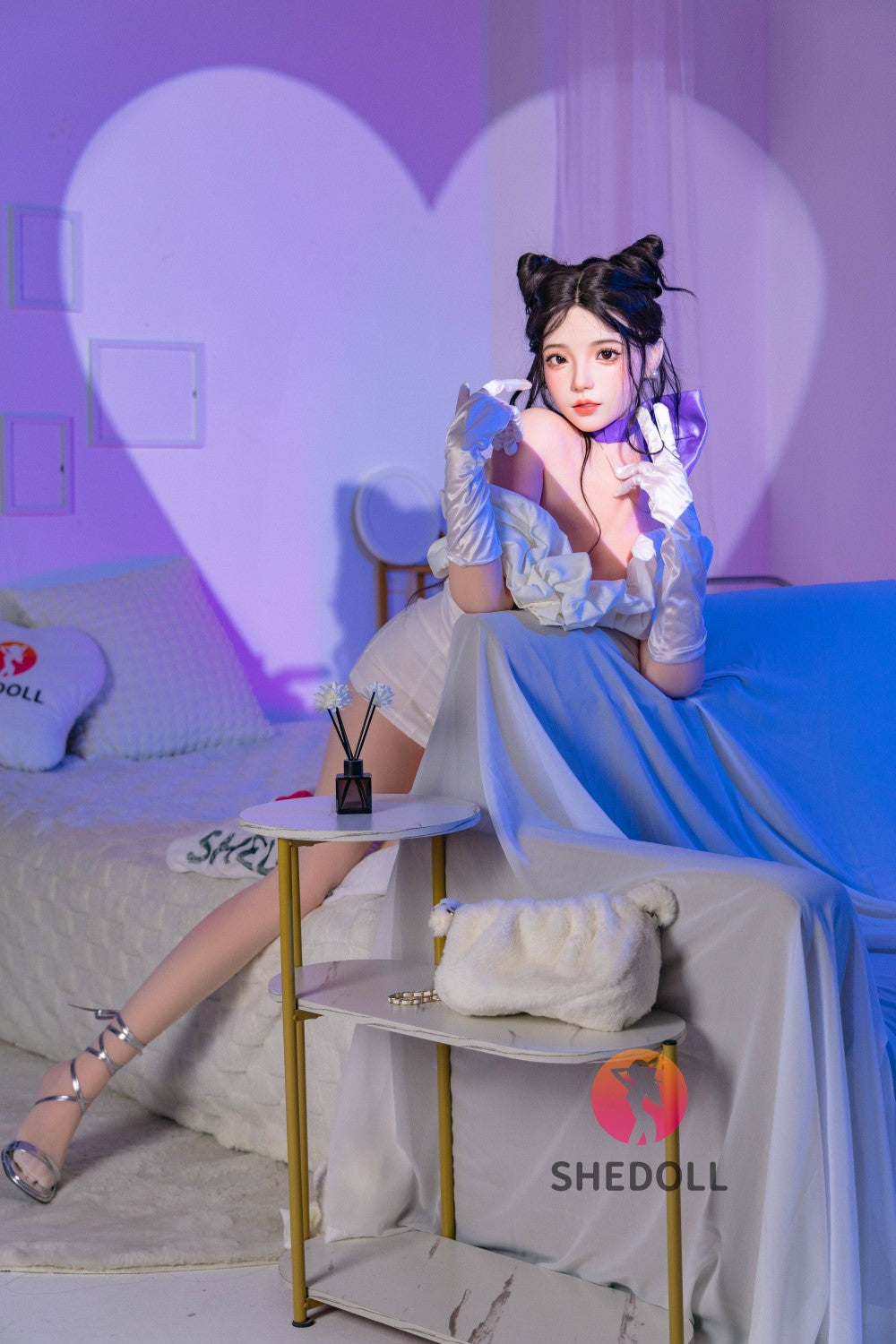 Rose sexdukke (SHEDOLL 168 cm D-cup #SH138 2.0 TPE+silikone)