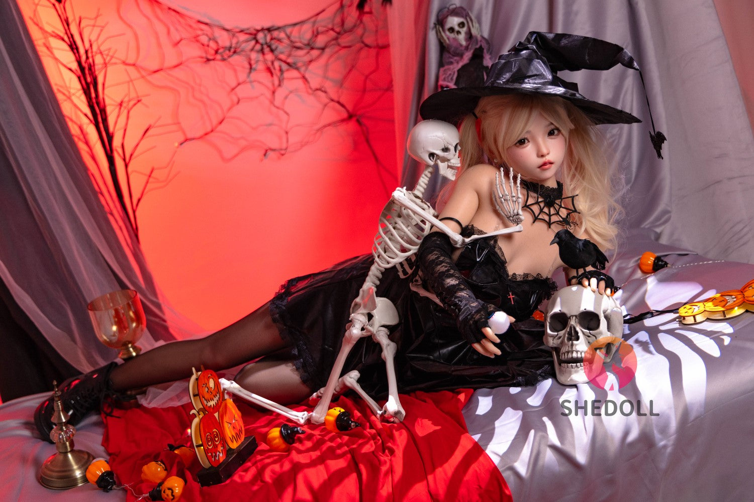 Slik sexdukke (SHEDOLL 148 cm D-cup #SH148 2.0 silikone)