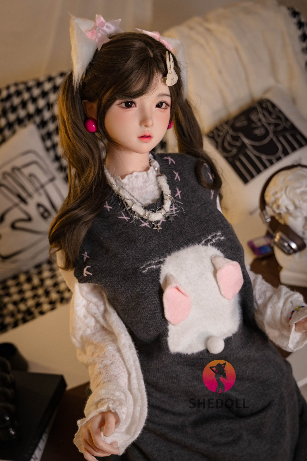 Cece sexdukke (SHEDOLL 145 cm G-cup #SH156 silikone)