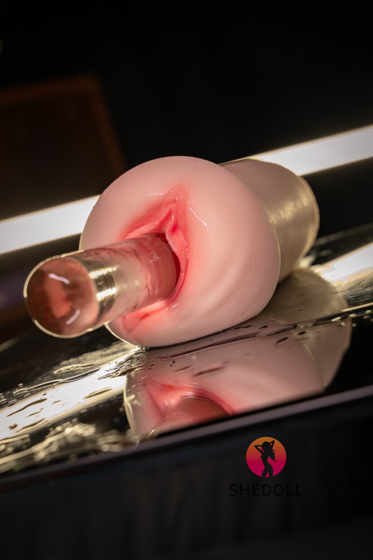 Realistisk masturbator (SHEDOLL #SH160 silikone & TPE)