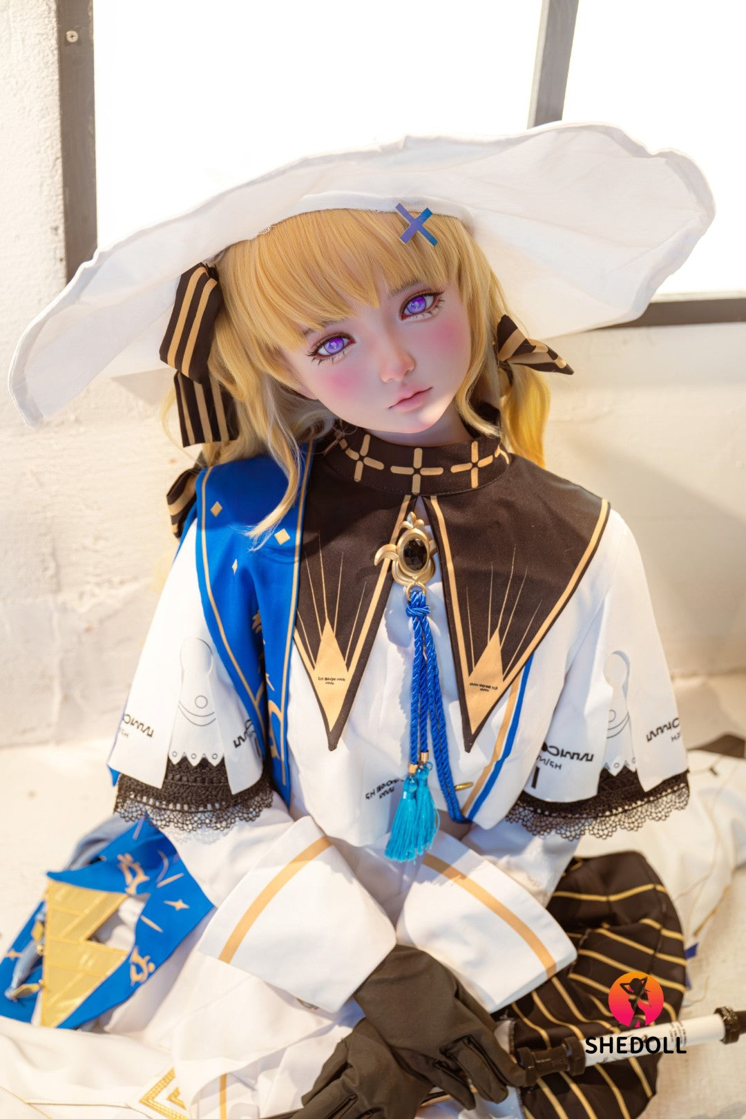 Phoebe sexdukke (SHEDOLL 152 cm A-cup #SH189 2.0 TPE+silikone)