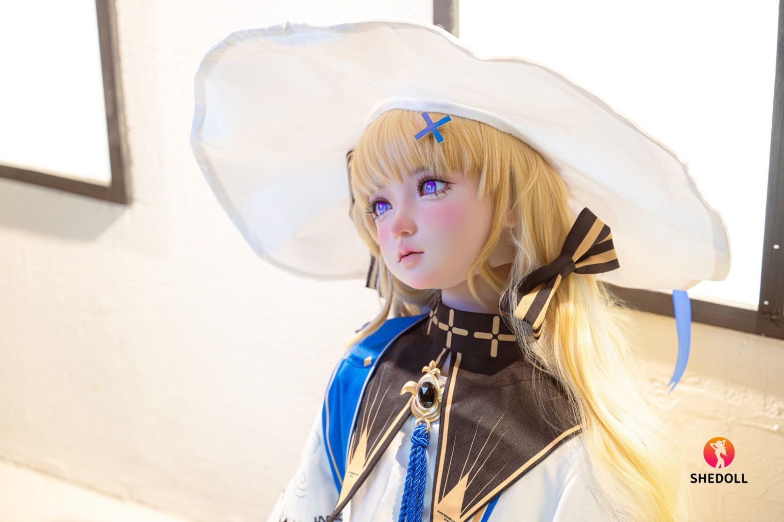 Phoebe sexdukke (SHEDOLL 152 cm A-cup #SH189 2.0 TPE+silikone)