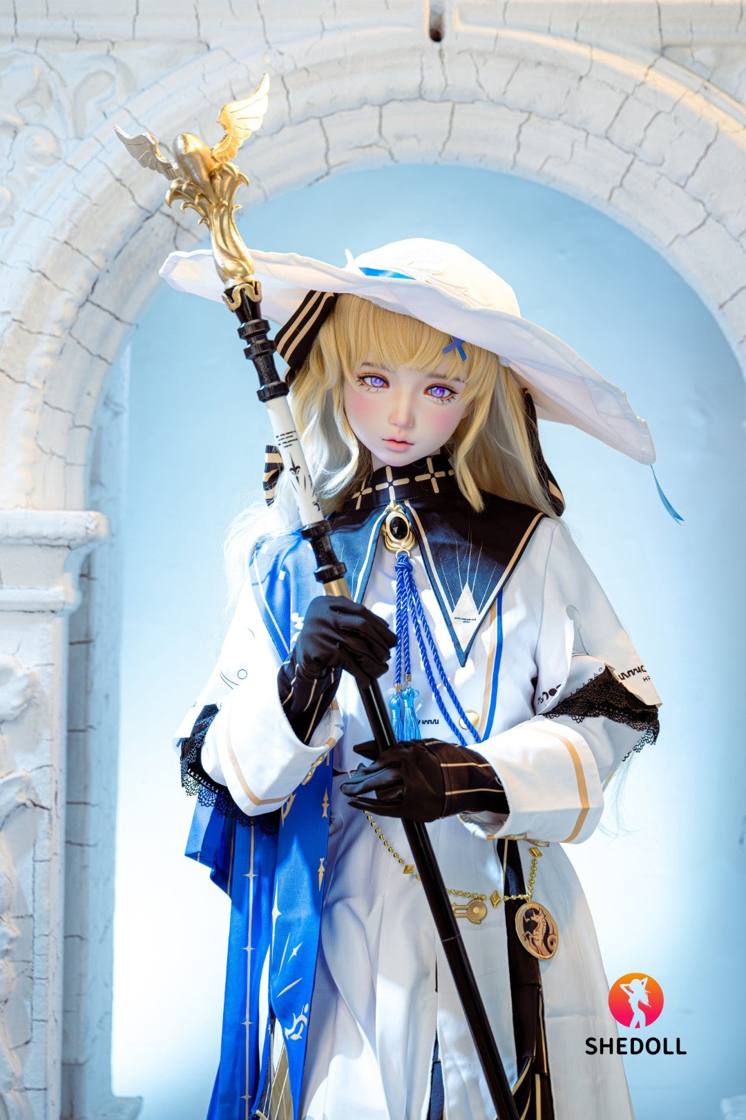 Phoebe sexdukke (SHEDOLL 152 cm A-cup #SH189 2.0 TPE+silikone)